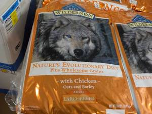 lot 296 image: 24 lb. Bag Blue Wilderness Adult Do...