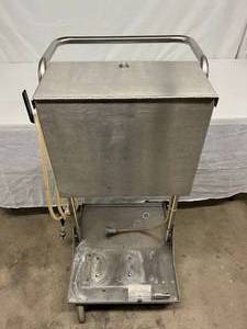 lot 4 image: WOW MSRP $2000 Dialysis&nbspMobile Portable Reverse&nbspOsmosis Water Filtration System On Stainless Steel Cart With Manual & Extras 