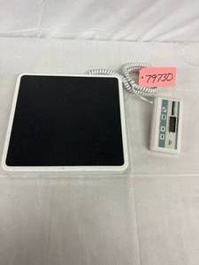 lot 27 image: MSRP $700 Health O Meter Digital Portable (Room To Room...Facility To Facility...House To House) Floor Scale with Remote Display 400lb Capacity - Excellent Working Condition Great For Weighing & Shipping Packages Too