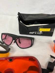 lot 30 image: Large Lot of GPT Laser Gard Glendale & Amp Uvex Laser Eye Protection Good Condition