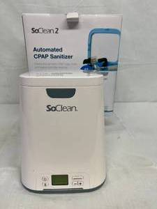 lot 51 image: MSRP $300 SoClean 2 CPAP Cleaner & Sanitizer - Great Working Condition - 1st Pic Is A Stock Photo - No Hose or Mask Included Following Pictures Show All Included With This Great Cleaning Equipment