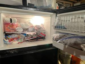lot 8 image: Fridgeair Gallery Fridge and Freezer Located in Basement