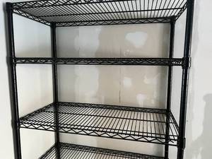 lot 2 image: Metal Storage Rack - 5 Shelves
