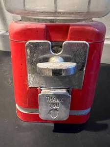 lot 36 image: Vintage Candy Dispenser - Oak Mfg Co Inc