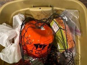 lot 73 image: Halloween Mystery Decor Lot