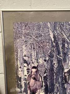 lot 84 image: David R Stoecklein Cowboy Gear Print in Frame