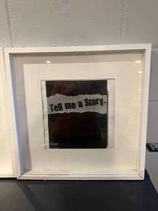 lot 86 image: Two White Floating Image Frames