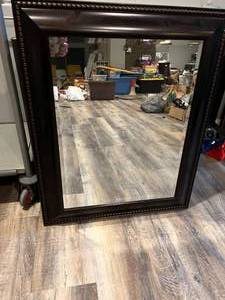 lot 101 image: ChromeNickle Framed Mirror