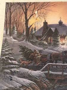 lot 98 image: Heading Home Print by Terry Redlin