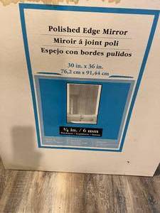 lot 103 image: Polished Edge Mirror (New in Package)