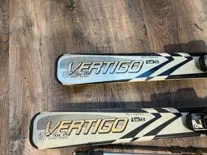 lot 122 image: Vertigo Volkl Skis with LL Bean Adjustable Poles