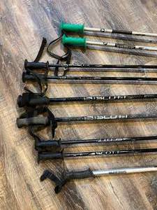lot 126 image: Lot of 5 Ski Pole Pairs