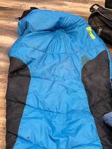 lot 150 image: Coleman Cot and Sleeping Bag Lot