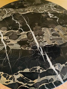 lot 107 image: Vintage Marble Top Accent Table