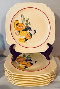 lot 117 image: Vintage Homer Laughlin Mexicana Dishware Grouping