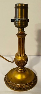 lot 119 image: Pair of Vintage Bellova Brass Lamps