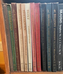lot 133 image: Vintage Wooden Shelf full of Vintage Record Collections