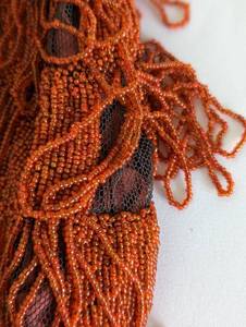 lot 59 image: Vintage Beaded Wristlet Handbag