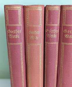 lot 66 image: Goethes Werks Vintage German Book Set