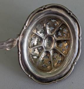 lot 85 image: Norwegian Tea Strainer by Sarstine Byrsting