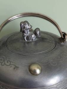 lot 90 image: Vintage Chinese Tea Kettle