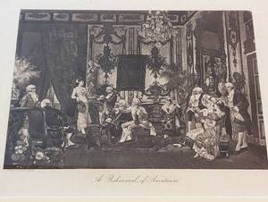 lot 164 image: Three Framed Vintage Musician Prints