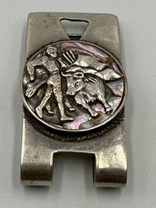 lot 251 image: Vintage Sterling Silver Money Clip