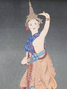 lot 68 image: Pair of Wood Block Temple Dancer Prints by Major Vincent Hack