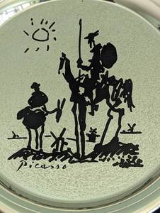 lot 36 image: The Washington Mint Sterling Silver Picasso Don Quixote Plate