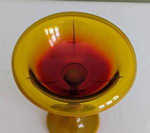 lot 359 image: Antique American Pressed Glass Pedestal Compote