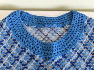 lot 367 image: Vintage Hand Crochet Sweater