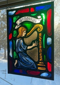 lot 343 image: Stunning Stained Glass Decor