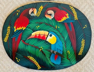 lot 370 image: Set of 4 Tropical Placemats