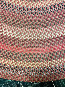 lot 308 image: Large Oval Braided Rug