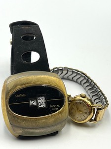 lot 445 image: Vintage Eterna-Matic Watch and Sheffield Digital Watch