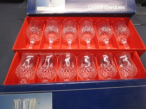Cristal darques Stemware