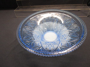 Fancy Blue Glass Bowl