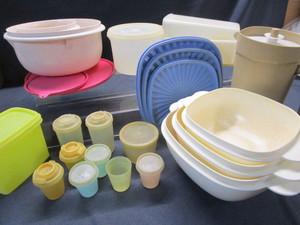 Tupperware with Vintage