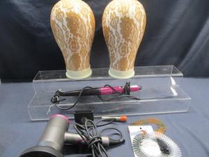 Wig Stands, Dryer, Vintage Curler