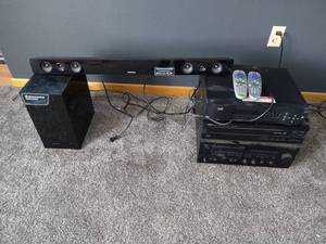 Stereo Set - Receiver, CD Player, Speakers & Dish Receiver