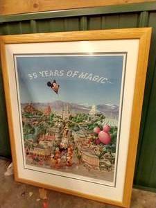 Signed Disney Print