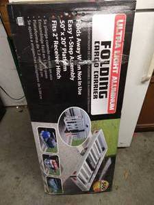 Aluminum Folding Cargo Carrier - New in Box
