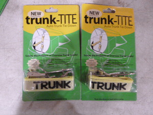 2 Trunk-Tite Auto Trunk Tie-Downs