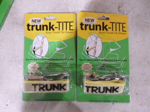 2 Trunk-Tite Auto Trunk Tie-Downs