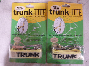 2 Trunk-Tite Auto Trunk Tie-Downs