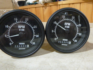 2 Beede Tachometers
