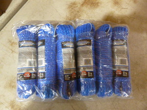 6 Rolls of Shoreline Marine Multi-Purpose Line Rope