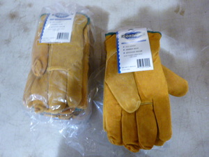 12 Pair of Cordova Leather Work Gloves