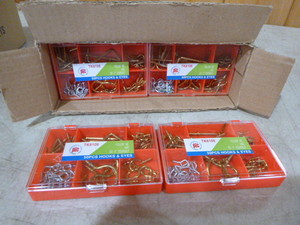 8 Packs of PTC Hooks and Eyes