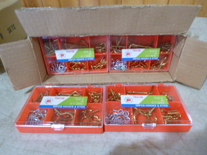 8 Packs of PTC Hooks and Eyes